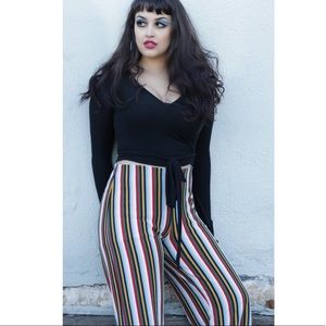 Multicolored Highwaisted Bottoms